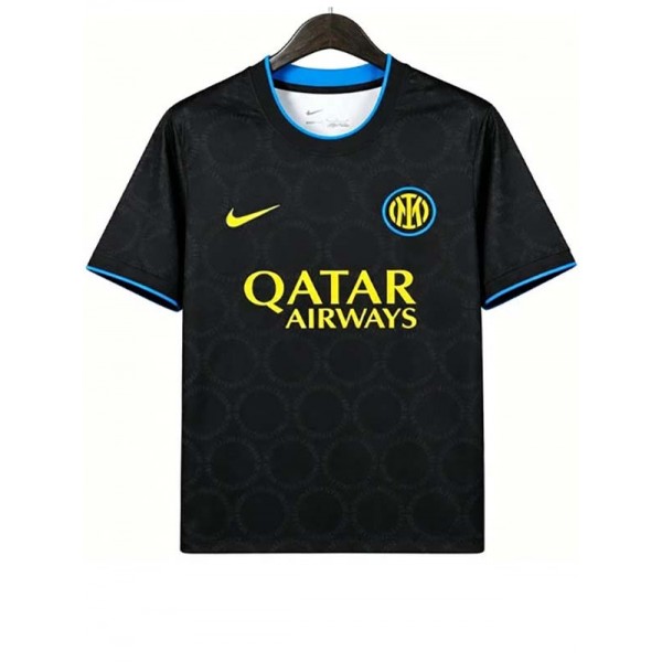 Inter milan pre-match black training jersey 2026-2027